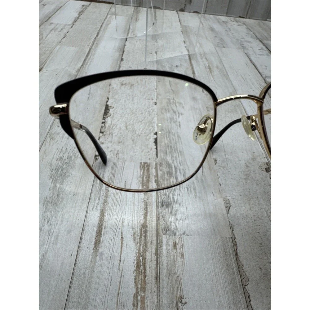LONGCHAMP LO2108 602 WINE GOLD AUTHENTIC EYEGLASS FRAMES CAT EYE 51-18-140 CASE